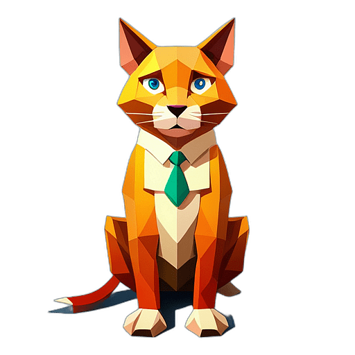 Korat, Children'S Cartoon Animation Style - Full Body, Single View, No Shadow