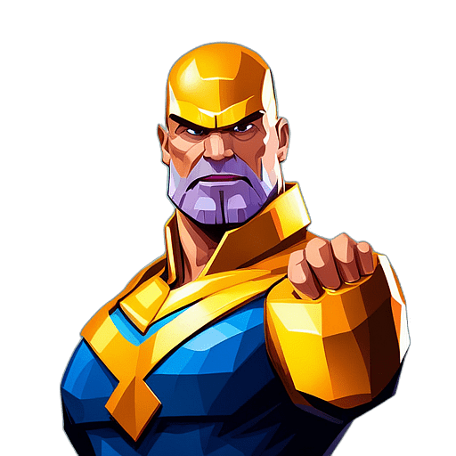 Thanos Character - App Icon - Fan Art