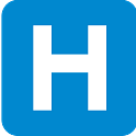Blue Hospital Sign