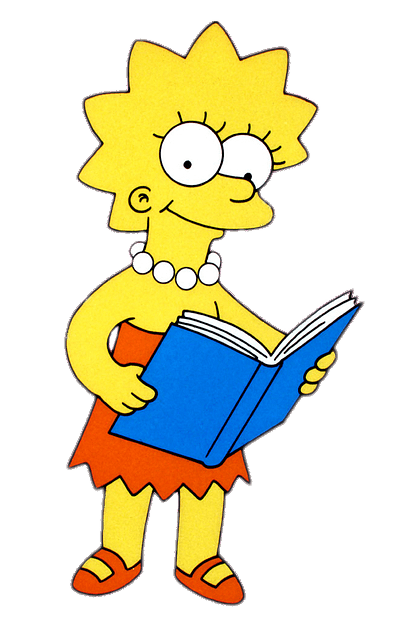 Lisa Simpson Reading