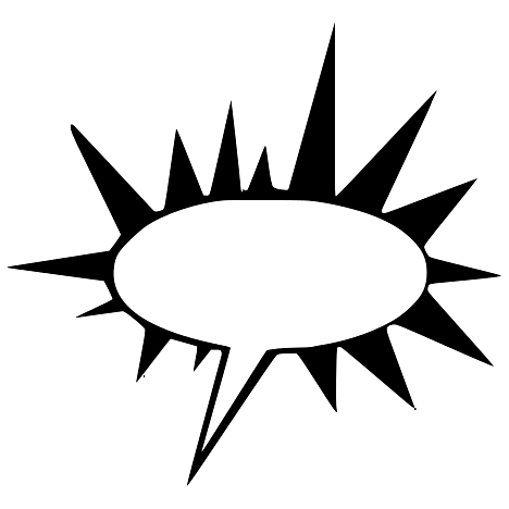 Shouting Speech Bubble