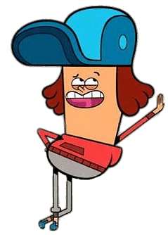 Pinky Malinky Character JJ Jameson leaning