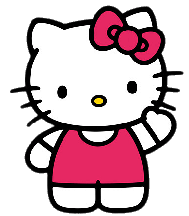 Hello Kitty Waving Hi