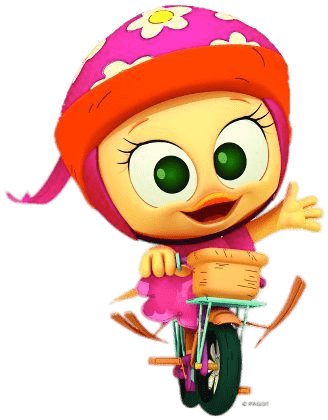 Priscilla on Bicycle