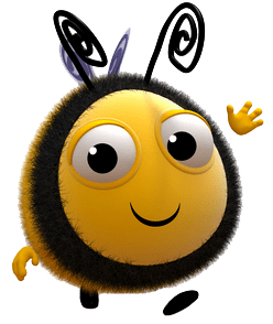 The Hive Buzzbee Waving