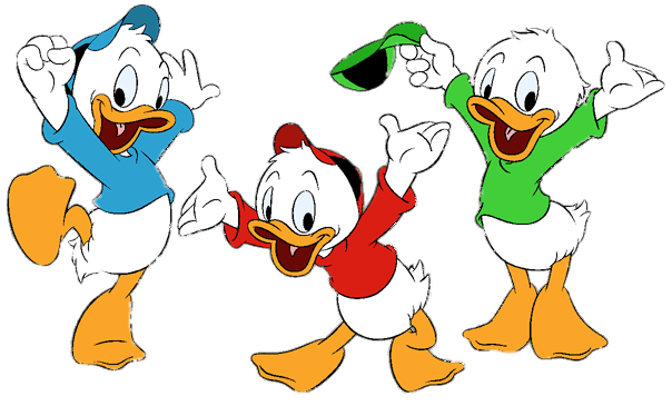 DuckTales Huey, Dewey and Louie Happy