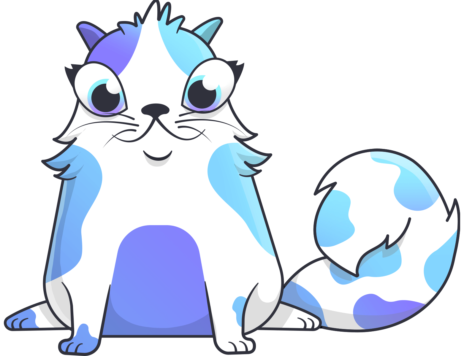 Cryptokitty Blue Purple