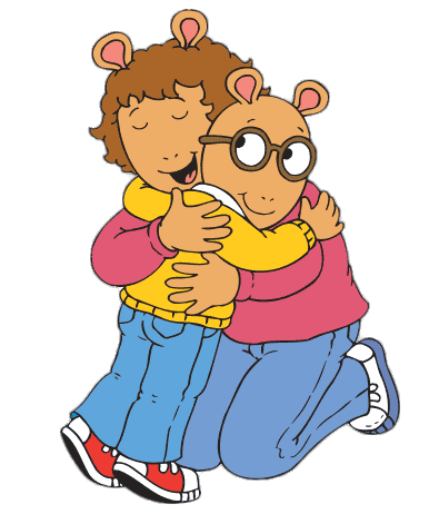 Arthur Read Hugging His Mum