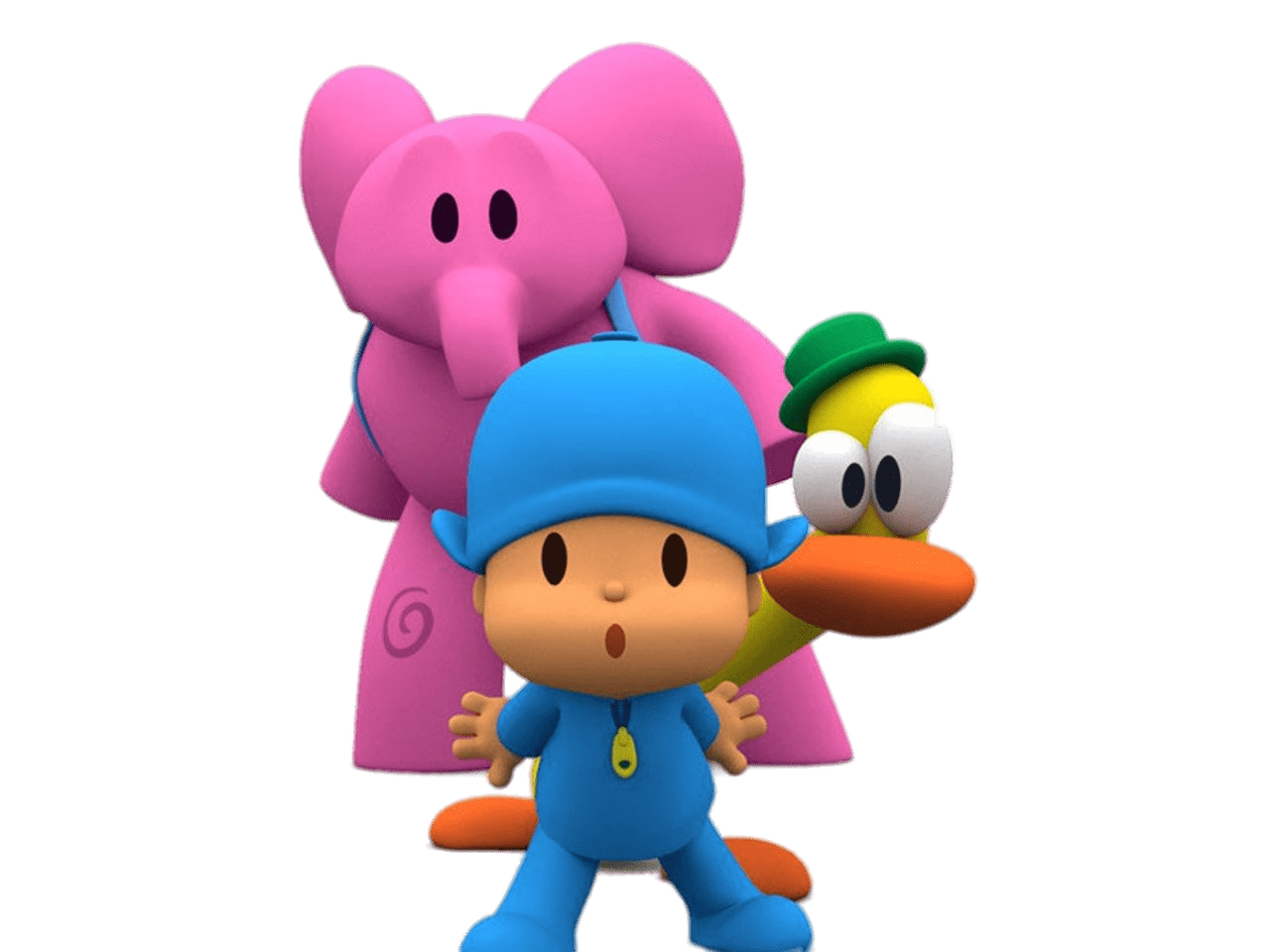 Pocoyo, Elly and Pato