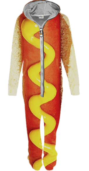 Hot Dog Onesie Scruffy Swanks