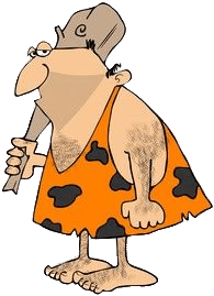 Caveman With Large Nose