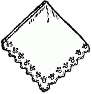 White Handkerchief Drawing