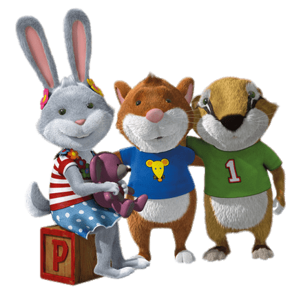 Tip the Mouse With Rabbit and Badger