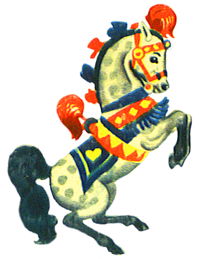 Circus Horse Standing