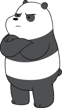 We Bare Bears Panda Angry