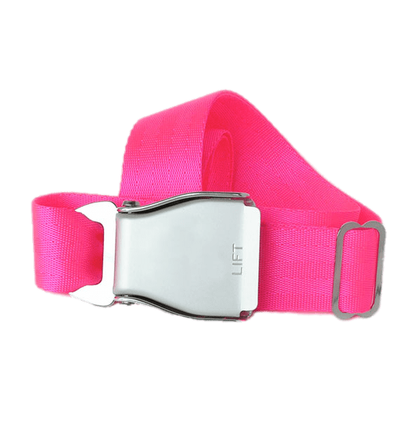 Airplane Seat Belt Neon Pink