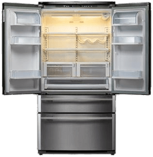 Empty Open Refrigerator