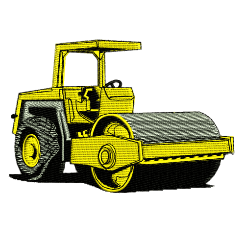 Steamroller Embroidery