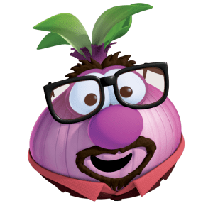 VeggieTales Bruce the Red Onion
