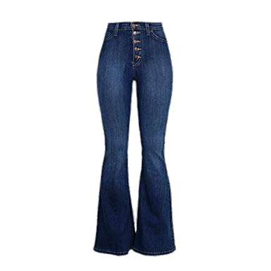 High Rise Bell Bottom Jeans