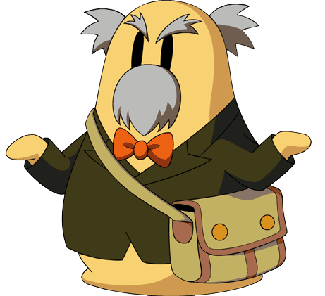 Kirby Professor Curio