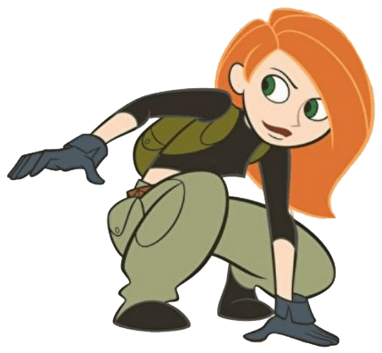 Kim Possible Crouching