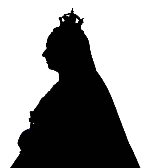 Queen Victoria Large Silhouette