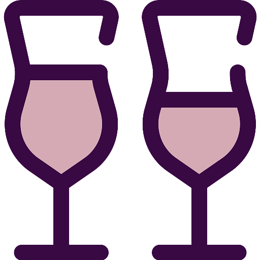Two Glasses Of Wine Icon