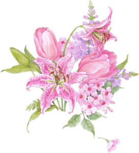 Orchid and Tulips Bouquet