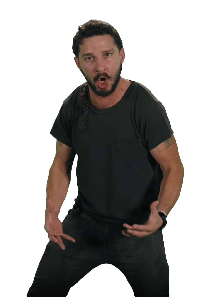 Just Do It Shia LaBeouf Pose