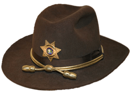 Brown Sheriff's Hat