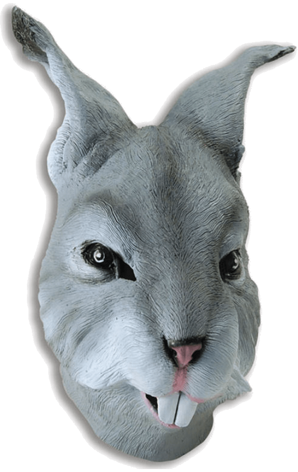 Grey Rabbit Mask