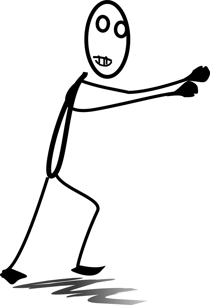 Stick Figure Pushing