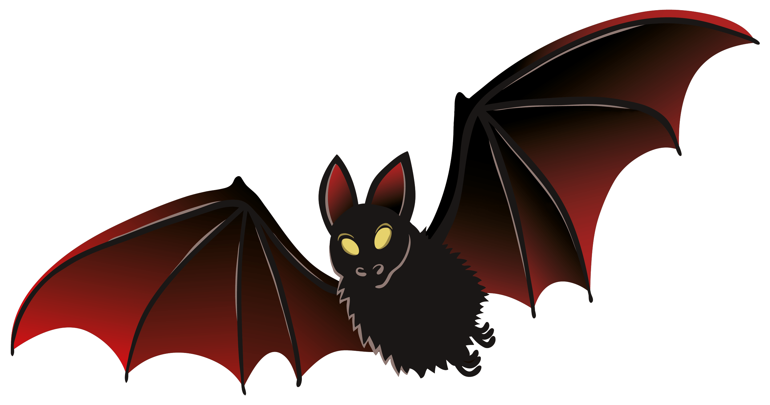 Black Red Bat
