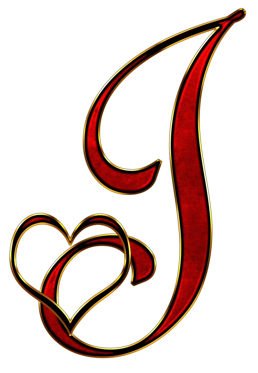 Valentine Capital Letter I