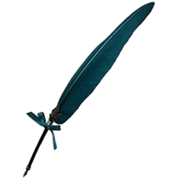 Vintage Luxury Feather Quill Pen