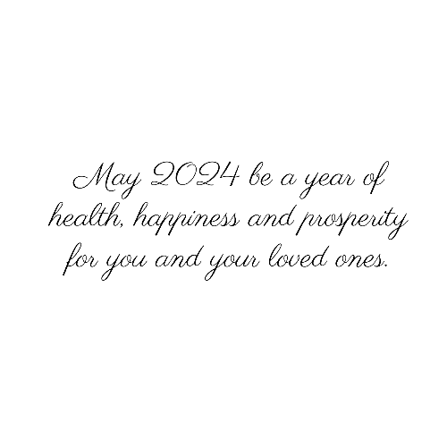 New Year 2024 Health and Happiness