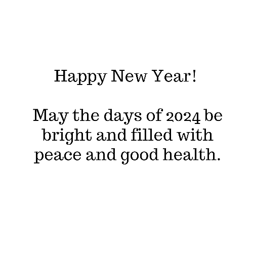 New Year 2024 Bright Days