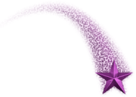 Purple Shooting Star