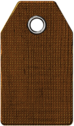 Price Tag Brown