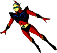 Grendizer Character Flying