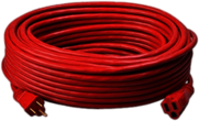 UK Red Extension Cable