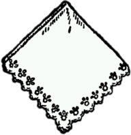 White Handkerchief Drawing