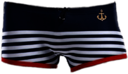 Sailor Style Swimming Trunks