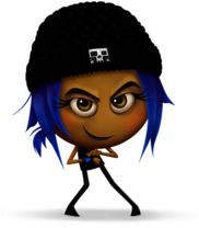 Rebel Emoji Movie Character