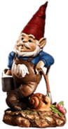 Garden Gnome and Snail