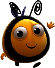 The Hive Buzzbee Waving