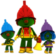 Chief Doozer With Spike and Daisy