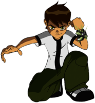 Ben 10 Showing the Omnitrix