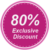 80% Exclusive Discount
